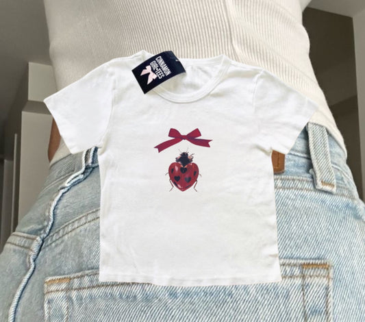 ladybug baby tee