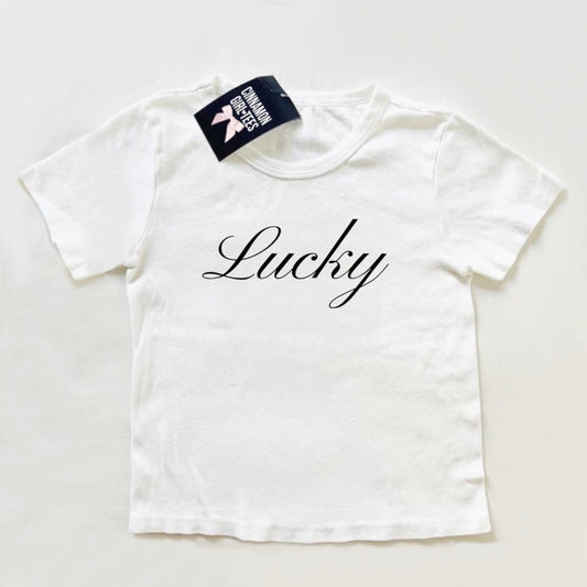 lucky baby tee