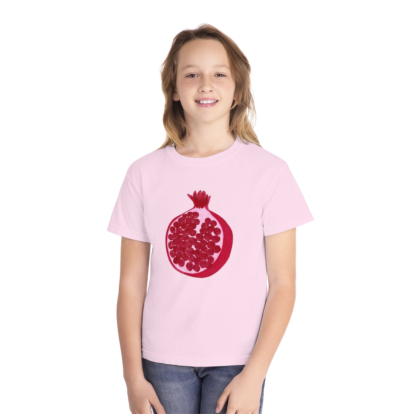 pomegranate baby tee in blossom pink